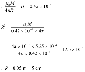 NCERT Solutions Class 12 Physics Chapter 5 - Magnetism & Matter